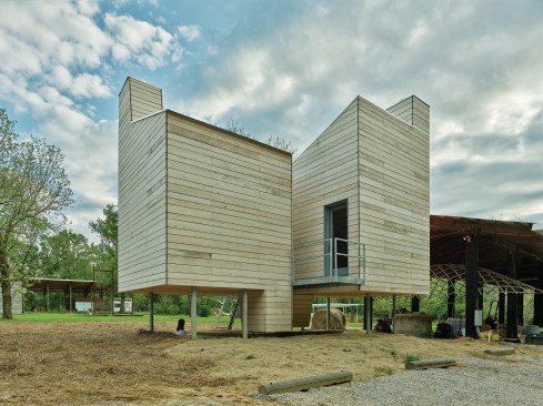 Rural Studio, Thermal Mass & Buoyancy Ventilation Research Project, part of a multi-institutional research project to investigate how to create a more responsible building system.