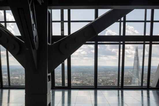 View from Level 45 at The Leadenhall Building