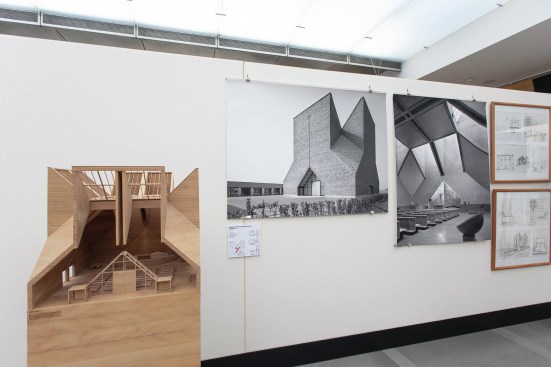 Mario Botta's exhibition "Sacral Spaces" on view at the Ringturm Exhibition Centre in Vienna now through May 31.