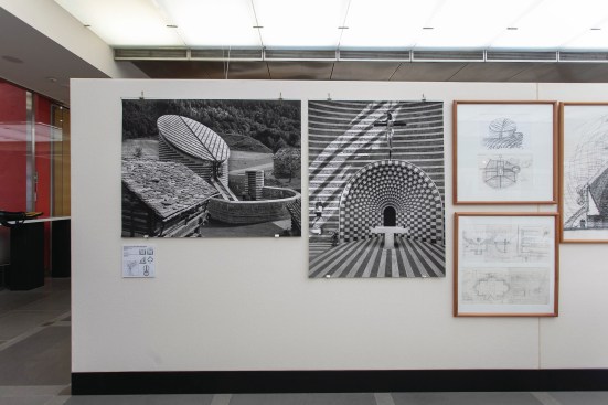 Mario Botta's exhibition "Sacral Spaces" on view at the Ringturm Exhibition Centre in Vienna now through May 31.