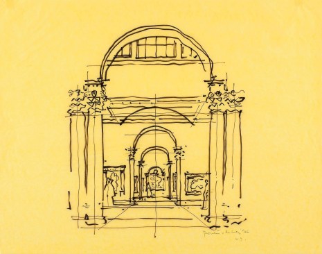 A sketch of the Sainsbury Wing