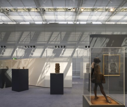 Gallery detail with "The Dancer" by Edgar Degas