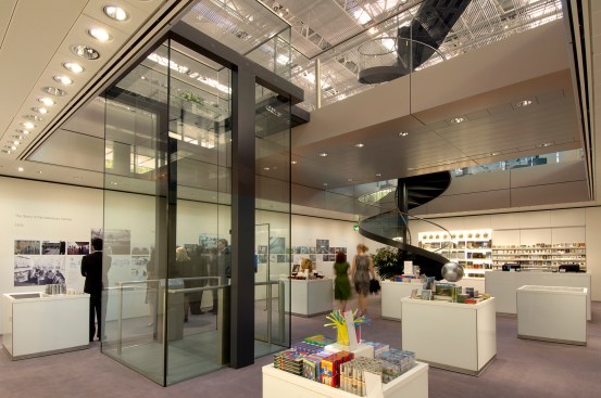 The museum shop before the 2013 renovation