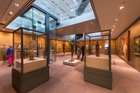 The museum shop after the 2013 renovation, when it was converted into exhibition space