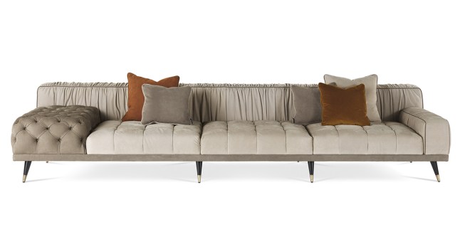 Highlander four-seater sofa by Gianfranco Ferré for Jumbo Group
