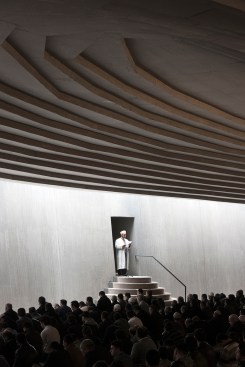 TUR, Tuerkei, Buyuk Cekmece, die Sancaklar Moschee in einem Vorort von Istanbul, Architektur von Emre Arolat Architects 2014 | TUR, Turkey, Buyuk Cekmece, the Sancaklar Mosque in a suburb of Istanbul, architecture by Emre Arolat Architects 2014