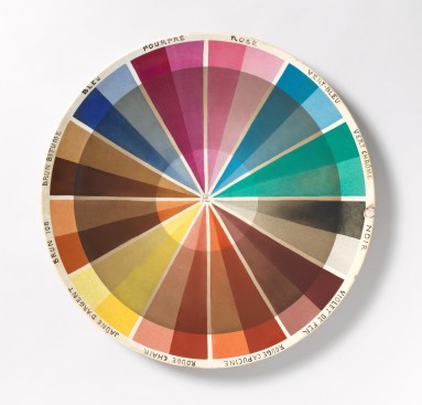 French sample plate, circa 1920s.