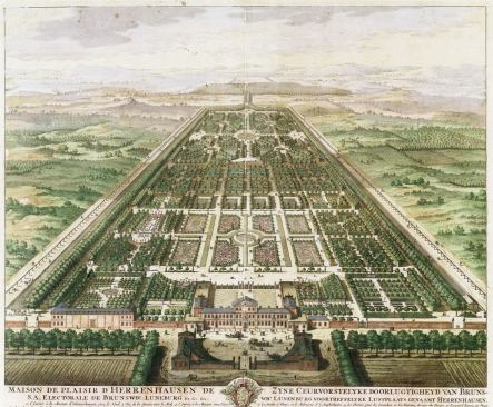 An early rendering of the garden.