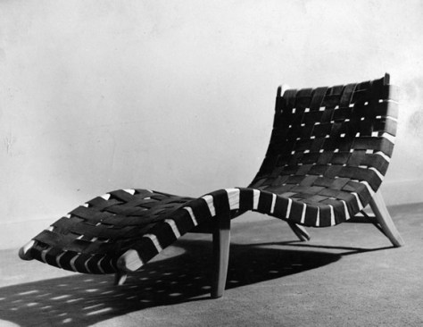 The webbed Scorpion chaise by Michael Van Beuren, Klaus Grabe, and Morley Webb