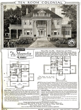 Sears Magnolia kit house from the Sears Modern Homes catalog (circa 1921)