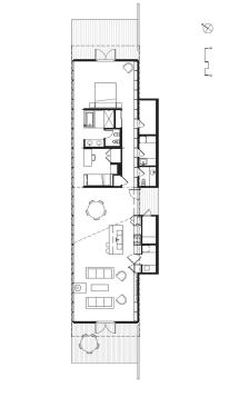 The home's floor plan.
