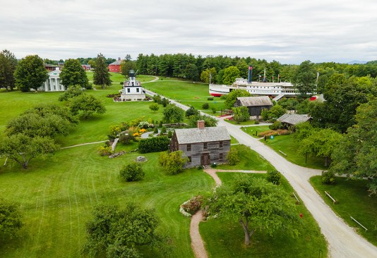 Shelburne Museum campus in Vermont