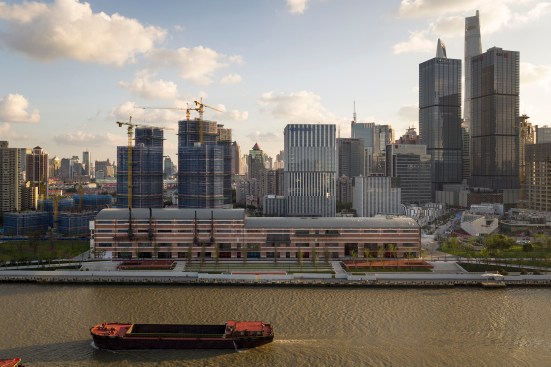 North, river-facing façade, which was rehabbed in 2010 as part of a river revitalization effort prior to the Shanghai Expo