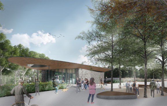 Shishan Park Pavilions