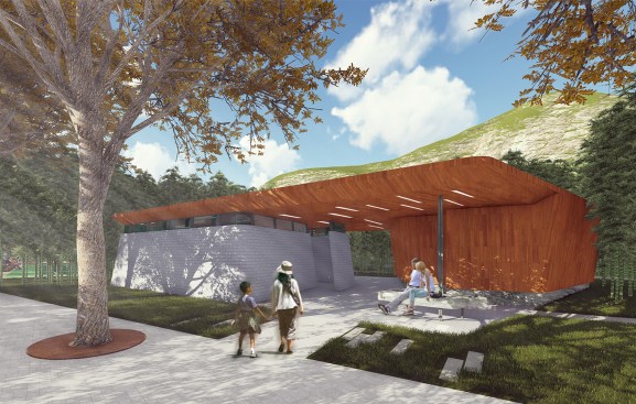 Shishan Park Pavilions