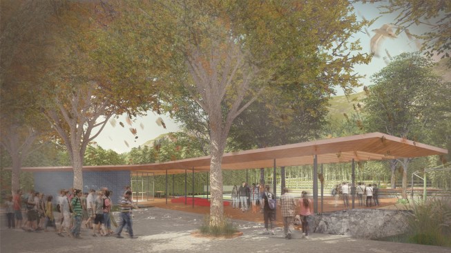 Shishan Park Pavilions