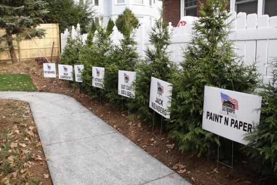 Services and materials from driveway pavers to window treatments were donated by dozens of local and national businesses.