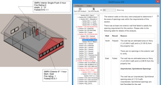 Sample APR report for a Revit model
