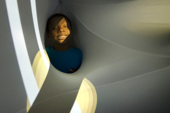 2.5D SensoryPlayscape created micro-environments to provide children a diverse range of sensory experiences within a small footprint