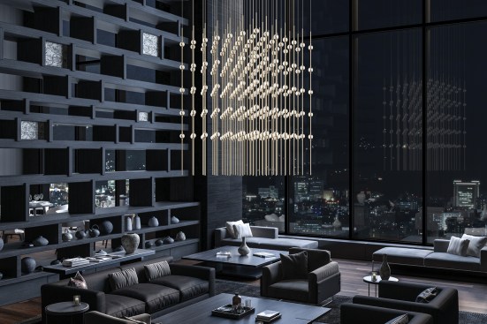 The Constellation Cosmic Cube Square Pendant by Sonneman—A Way of Light