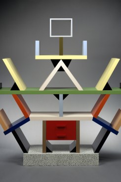 Ettore Sottsass (Italian, 1917–2007) "Carlton" Room Divider 1981 Wood, plastic laminate 76 3/4 x 74 3/4 x 15 3/4 in. (194.9 x 189.9 x 40 cm) The Metropolitan Museum of Art, John C. Waddell Collection, Gift of John C. Waddell, 1997