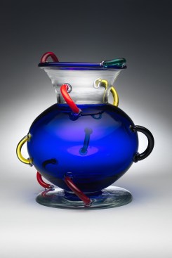 Ettore Sottsass (Italian, 1917-2007)“Mizar” Vase 1982 Glass H. 13-1/4 x W. 11-1/2 x D. 11-1/2 in. The Metropolitan Museum of Art, Gift of Daniel Wolf, 2017