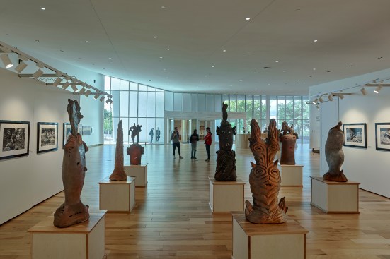 Main gallery, looking west
