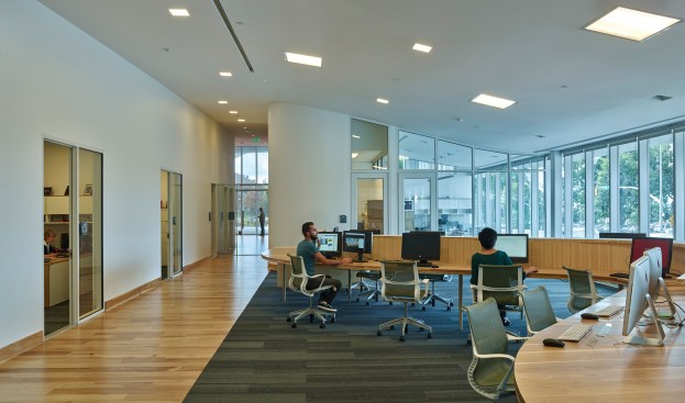 Office area along northern edge