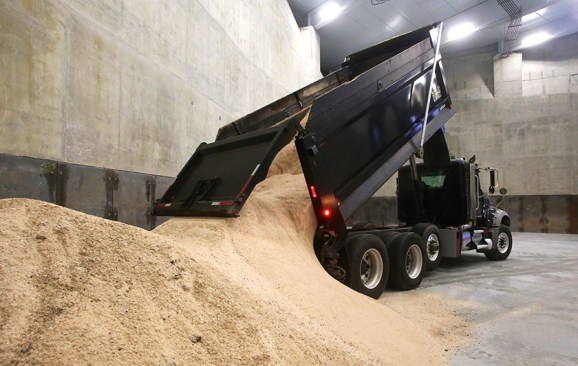 Salt Shed interior