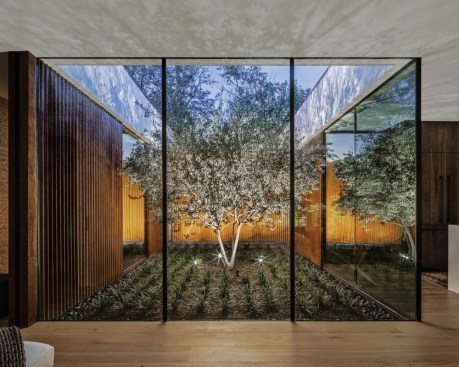 Stealth House in Austin, Texas, by Specht Novak. Photo by Leonid Furmansky.