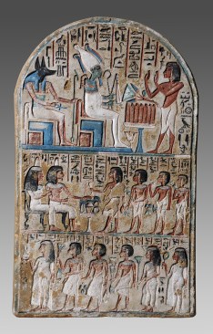 Stela of Nahki and His Wife Nefertari (detail), New Kingdom, 18th–20th Dynasties (1550–1070 BC), sandstone bas-relief. Museo Egizio, Turin