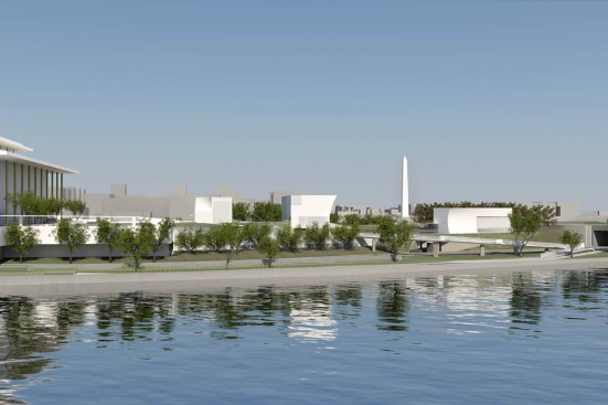 View of Kennedy Center from Potomac River