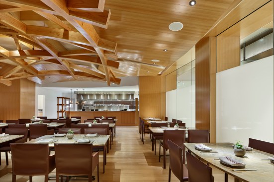 Stir, the new full-service dining facility at the Philadelphia Museum of Art. Designed my Gehry Partners.