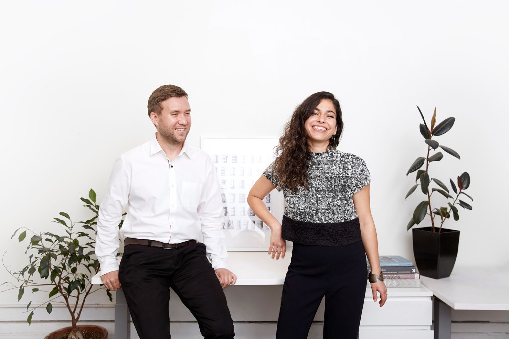 Dane Bunton and Nastaran Mousavi