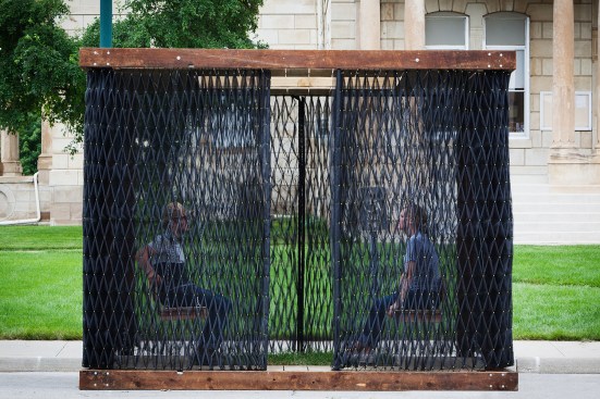 Deployable Smocked Porch, by Substance Architecture