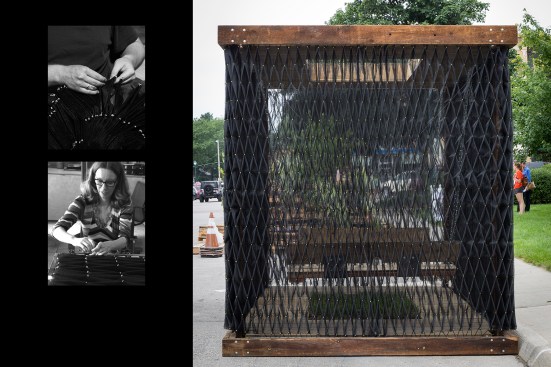 Deployable Smocked Porch, by Substance Architecture