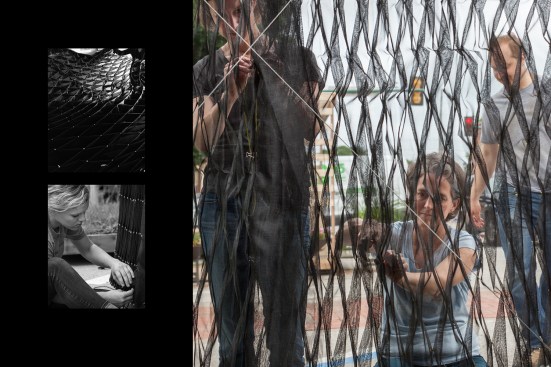 Deployable Smocked Porch, by Substance Architecture