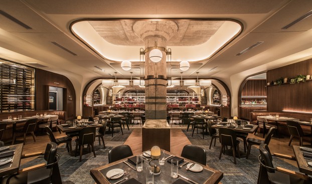 The dining room
