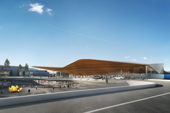 Helsinki Airport Terminal 2 Visualization, Approach