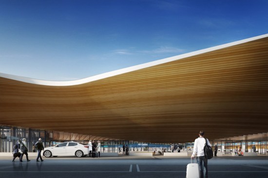 Helsinki Airport Terminal 2 Visualization, Drop Off