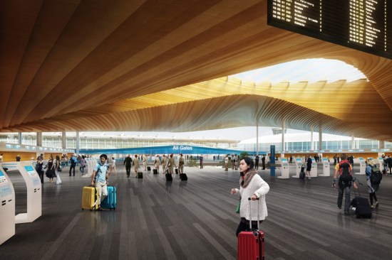 Helsinki Airport Terminal 2 Visualization, Check in