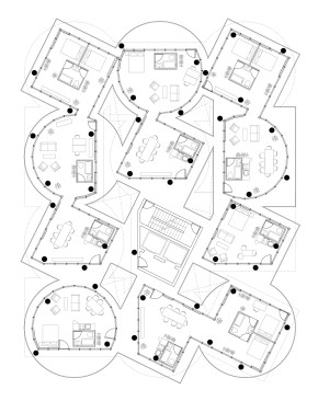 Plan for the Table Top Apartments