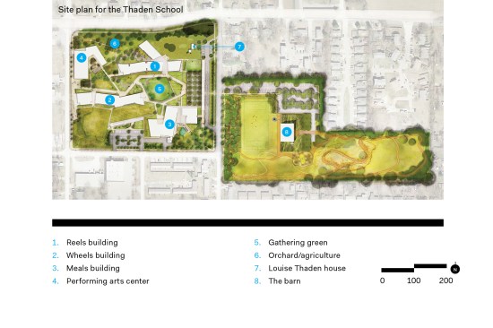 Thaden School site plan