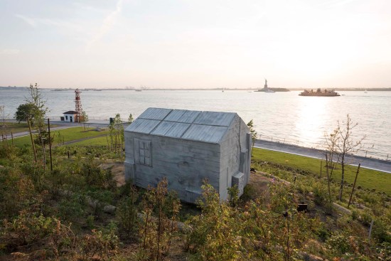 Rachel Whitehead's "Cabin" on Discovery Hill.