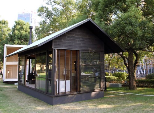 "Timber Retreat", image via Design Boom