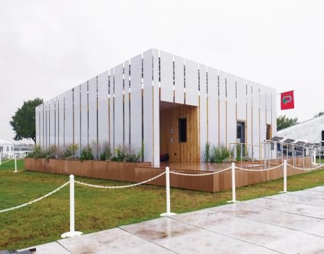  Dubbed enCore, Ohio State's entry featured a thin-film array manufactured in Toledo and an Ohio-made solar array and doors.