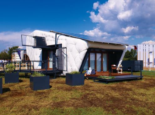 California’s spiraling land costs and urban sprawl helped influence CHIP’s compact design, which at less than 800 square feet is suited to infill development or neighborhoods zoned for shared lots.