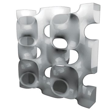 The system can be populated with foliage plants like ferns, or with crawling plants such as ivy or moss.