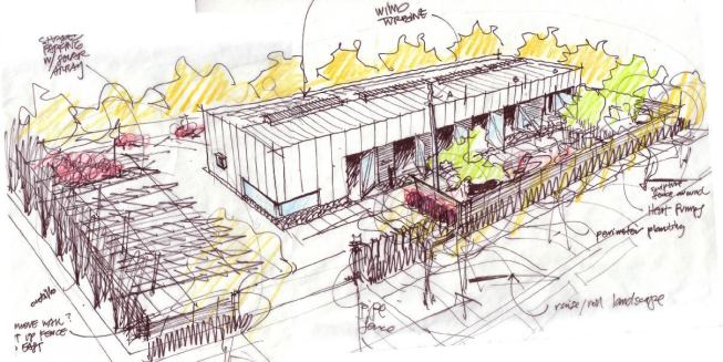 Aerial sketch