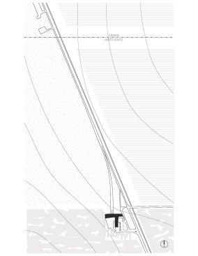 Site in Minnesota, on the border of the United States and Canada